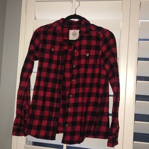 A plaid flannel